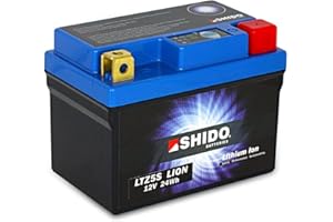 SHIDO LTZ5S LION -S- Batterie Lithium, Ion Blau (Preis inkl. EUR 7,50 Pfand)