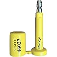 RAIBEX® Container Seal (50 Pcs) for Shipping Container Sealing, Truck Containers, Logistics Safety, Tamper Evidence Bolt Seal, Security Bottle Seal OTL Yellow Colour