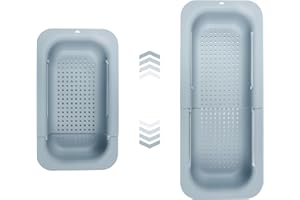 Eyourlife Passoire au-dessus de l'évier (gris)