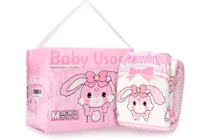 LittleForBig Tryckta Vuxenblöja 10 Stycken - Baby Usagi (Medium 71-96 CM)
