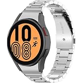 CONSTRAIN - Samsung Galaxy Watch 4 5 6 7 Fe 40 40 44 Classic 42 43 46 47 Mm Kordon 1-1 ile Uyumlu Klipsli Metal Kord