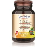 Validus Bromelain 1000 Mg 2400 Gdu Aronia 200 Mg 30 Tablets