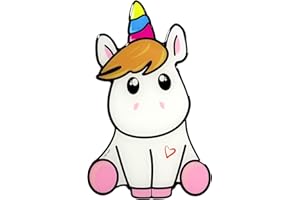 ‎BIKE-LABEL BIKE-label Auto Motorrad Tankpad Aufkleber 3D süßes Einhorn bunt 502700VE