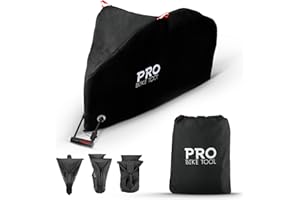 PRO BIKE TOOL Pro Bike Cover for Outdoor Bicycle Storage - Large - Heavy Duty Ripstop Material, Waterproof & Anti-UV - Protection from All Weather Conditions for Mountain, 29er, Road, Cruiser & Hybrid Bikes