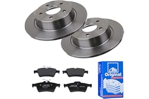 ATE BUNDLE 2 Bremsscheiben + Bremsbelagsatz ATE 3er Set Voll Ø280 mm Hinten Bremsenset 3tlg