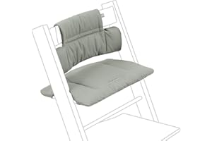 STOKKE Tripp Trapp Cojín Clásico, Verde Glaciar - A juego con la Silla Tripp Trapp y la Trona para mayor apoyo y Comodidad - Lavable a máquina - Para todo tipo de Sillas Tripp Trapp