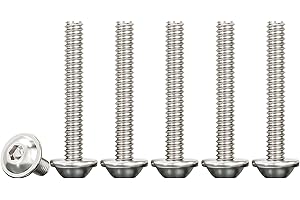 Drenky Vis à Tête Cylindrique à Six Pans Creux, M3x30mm Boulon à Hexagonale Acier Inoxydable A2 V2A à Métaux pour Les Connexions Mécaniques, 50 Pièces