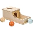 TOYANDONA Montessori Toys Ball Drop Box Object Permanence Box for Infant Baby Preschooler 6-24 Months, Early Educational Toy for Toddler Baby Kids