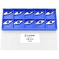 CDBP Ci4 Diamond Carbide Replacement Cutter Inserts 10 × 28- Dia4.3mm with Radius Point fit for DIY Wood Turning Detailer or Machine Tool, 10pcs