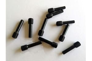 EPTNNASO 10 perni a vite in acciaio duro M3 x 4,5 x 12 x 2,5 alberi di trasmissione per parti di ricambio auto RC