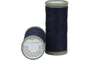 MEZ R-Poly Filo per Cucire Universale, Spessore: 120, Confezione: Bobina da 100 M Midnight Blue Fili per Cucire