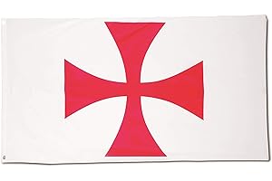 IMPEXIT Drapeau templier 90/150 cm