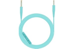 Toxaoii Replacement QC45 Headphone Cable Aux Cable Wire Compatible with Bose QuietComfort 45 QC45 QC35 QC35II QC25 NC700 On-Ear 2 OE2 OE2i Soundlink SoundlinkII SoundTrue Headset (Green with Micro) phone)