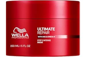 ‎WELLA PROFESSIONALS Wella Professionals Ultimate Repair – Tiefenwirksame Haarpflege mit AHA & Omega 9 – reparierender Conditioner, Leave-In & Haarmaske für strapaziertes Haar mit Feuchtigkeit & Schutz