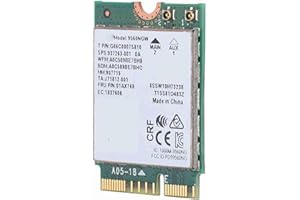 ASHATA Tarjeta de Red Bluetooth 5.0 Inalámbrica Banda Dual para 9560NGW,Compatible con Samsung/DELL/Sony/Acer/ISUS/MSI/Clevo/Terransforce/Hasee, etc.