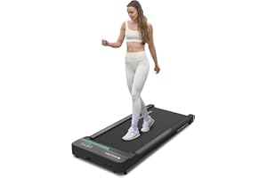 Mobvoi Cinta de Correr para Caminar Plus con Almohadilla para Caminar Debajo del Escritorio compactas 2 en 1 para Oficina en casa 2,25 HP Máquina para Caminar Altavoz Control Remoto 120 kg 1-6 KM/H