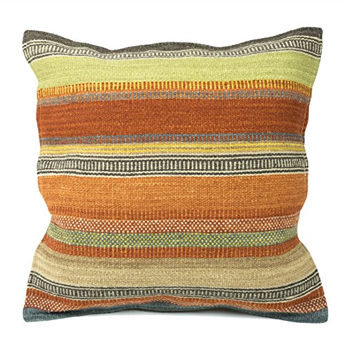 Ooty Kissenbezug, Kelim Kissenhülle Fair Trade erhältlich in 2 Größen, baumwolle, 43x43cm