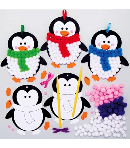 thumbnail: Baker Ross Regenboog Pompoms 8 Stuks - Knutselspullen Voor Kinderen
