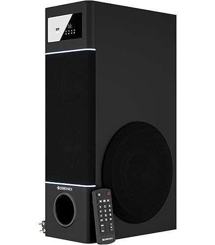 Zoook Samurai 60W Bluetooth Tower Speaker with Karaoke Mic/USB,FM