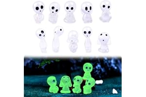 QOMJUFA 30 pezzi Statuette in resina Alien, Ornamenti fosforescenti, Statuette fosforescenti Alien, Aliens, Ornamenti