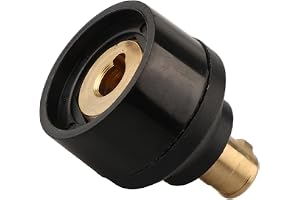 TIG svetsadapter omvandlare designad för WP-17V 10-25 ingång till WP-26V 35-50 utgång med ABS och metallkomponenter