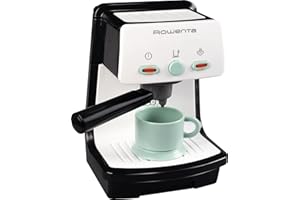 Smoby - Rowenta Espresso - Cafetera para niños - Taza y cafetera extraíbles - Funciones de Sonido y luz - A Partir de 3 años