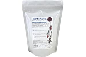 Pond Friend Baby Koi Growth Food 2mm Mini Fry Pellet For Carp & Goldfish 50% High Protein 500g