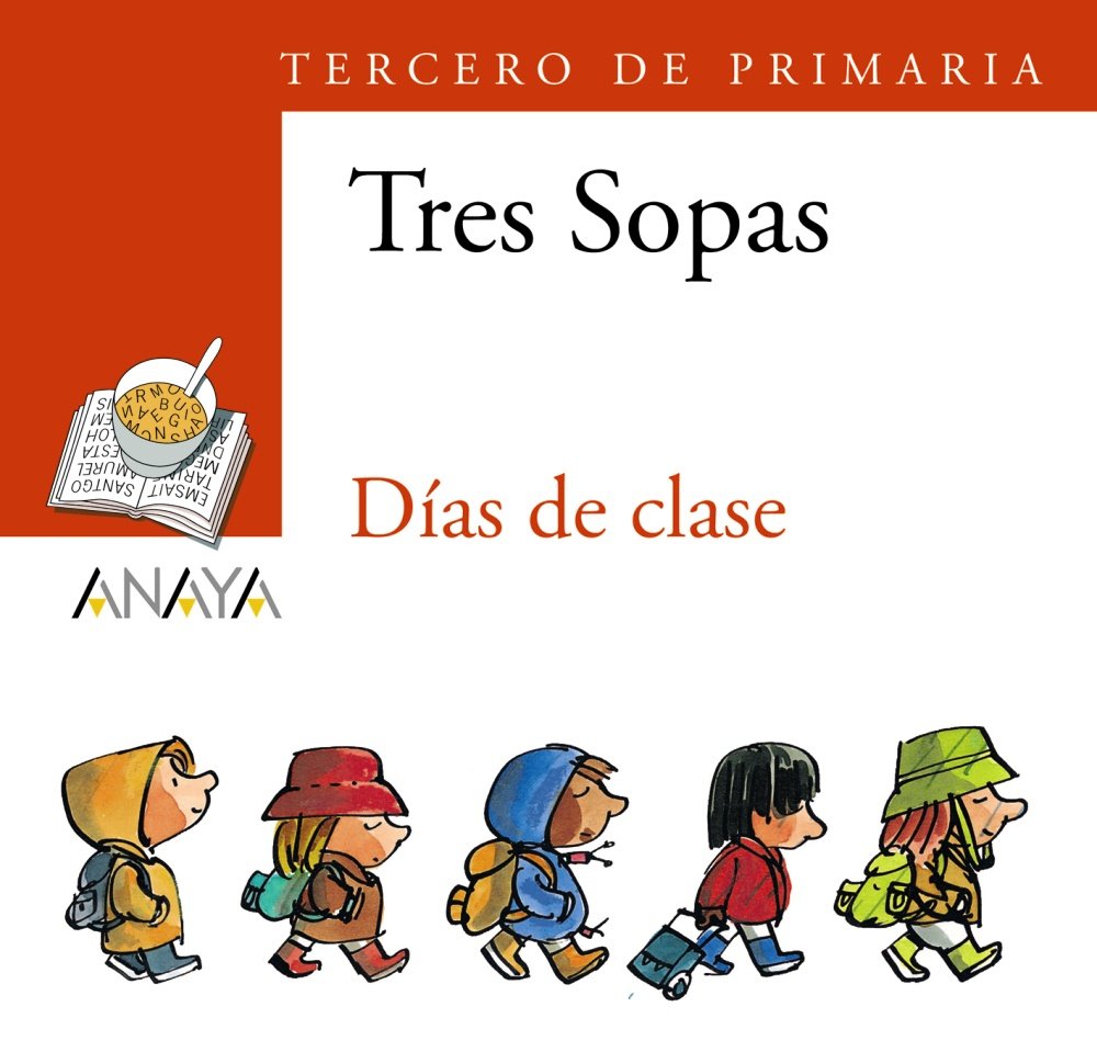 Blíster " Días de clase " 3º de Primaria - Plan Lector Tres Sopas )