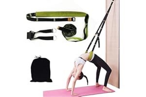 SEANPEM Back bend Assist Trainer - Improve Back and Waist Flexibility, Door Flexibility Stretching Strap, Home equipment for Ballet, Dance, Yoga, Gymnastics, Cheerleading, Splits