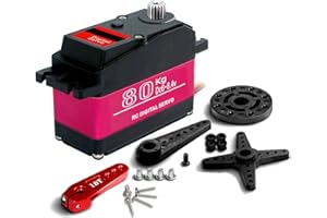 SHUAIGUO Digital Servo 80kg Metal Gear 270 ° High Torque Waterproof Remplacements pour 1/5 HSP HPI RC Car Baja Car