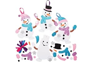 Baker Ross AT160 Zestaw Dekoracyjny, Wielokolorowy, 6 Sztuk