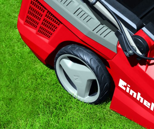 Einhell Elektro Rasenmäher GE-EM 1536 HW (1500 W, 36 cm Schnittbreite, 6-fache Schnitthöhenverstellung 25-75 mm, 40 l Fangbox, Highwheeler) - 7