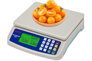 LICHUXIN Básculas cocina, con función PCS tara bascula cocinas Digital, 3 unidad kg oz lb balanza cocina, ABS electrónicas Balanza, LCD Precisión Para Cocina casera Horneado Pesaje peso Fruteria pasteleria