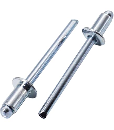 4 x 8 mm (50 pezzi) rivetti ciechi con testa piatta, acciaio inox VA A2 V2A, rivetti ciechi, rivetti pop, antiruggine, DIN 7337, ISO 15983, AGBERG 4 x 8 mm (50 pezzi) rivetti ciechi con testa piatta, acciaio inox VA A2 V2A, rivetti ciechi, rivetti pop, antiruggine, DIN 7337, ISO 15983, AGBERG