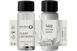 SD COLORS POLAR BLANCO 149/9149 WEISS RETOCCH UP PINTURA 15 ML PARA MB MERCEDES-BENZ C CLA GLA CL (PINTURA+LACA)