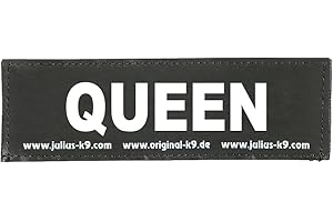 JULIUS K-9 162lr-k-30171, original Correctifs interchangeables pour harnais, taille : Petite, réfléchissant, phosphorescent, 1 paire, Queen