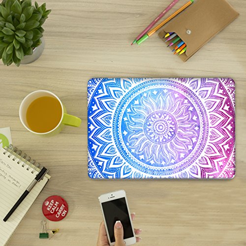 Case MacBook Pro 13 Retina Hülle Violett , Haocoo Mandala Design Ultra Slim Dünn Kratzfeste matt rutschfest Hartschale Kunststoff Schutzhülle Snap case für Apple MacBook Pro 13 Zoll Retina (Modell: A1425 / A1502) - 6