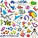 Produktbild 'Puffy Sticker für Kinder 10 Blatt (500 + Stück) of Fun Ocean Sea World Tiermotiv 3D Cartoon Fisch Stil wiederverwendbar Schaumstoff Aufkleber Blatt, Spielzeug für Kids, Kinder, Jungen, Kleinkinder.