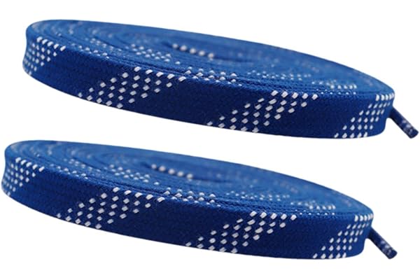 harayaa Lacets pour Patins de Hockey sur Glace, 1 Cm de Large, Cirés
