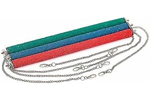 Bounce Generation Altalena per Pappagalli - Posatoio con Lima Unghie, Adatto a Parrocchetto, Montaggio a Soffitto