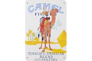 OSONA Tintin'S Camel Cigarette Rétro nostalgique Art traditionnel rouille couleur étain Logo publicité frappante décoration murale cadeau