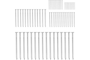 MNVD Flat Head Nails Tacks Iron Wall Nails Brad Nails Furniture Nails Pins Wall Pictures Pins Construction Tacks Masonry Nails Panel Pins Roofing Nails Screws Ideal for Hanging Picture Decoration Woodwork