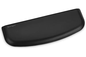 Kensington, Podkładka pod Nadgarstki ErgoSoft do Płaskiej, Kompaktowej Klawiatury, Czarna, Profesjonalny Design i Funkcjonalność, do MacBook, iMac, MS Surface i Komputerów PC (K52801EU)