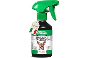 RepellShield Spray Disabituante per Cani - 250ml - Anti Pipì & Morsi, Protegge Mobili & Giardino - Non Macchia - Spray Amaro per Addestramento Cani e Gatti Sicuro & Efficace