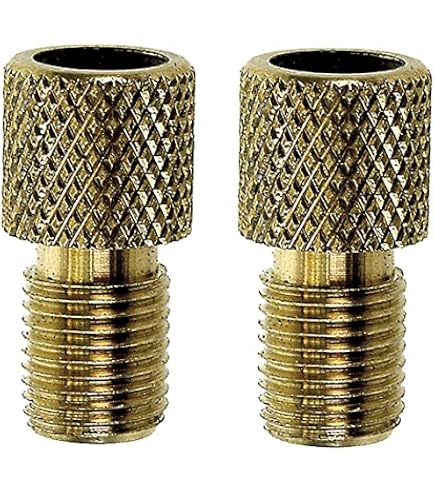 Adaptateur Valve Vélo 16 Pièces - Conversion Presta En Schrader - Laiton Et Caoutchouc - Pour Pompe