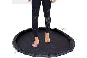 YUJHON Wetsuit Changing Mat, Beach Waterproof Outdoor Changing Bag for Wet Clothes, Portable, Folding and Water Resistant, Travel Bag