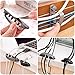Produktbild Yongse 10PCS flexibles Kabel Draht Linie Schnur Organisator Halter Clip Clinch Fixer 3 Größen