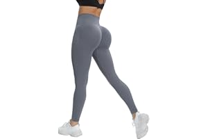 OUDOTA Leggins Donna Sportivi Pantaloni Palestra Vita Alta Leggings Push Up Anticellulite per Fitness Allenamento Jogging Pantaloni Yoga Pants Sexy Booty Scrunch Opaco Elastici Pantacollant Collant