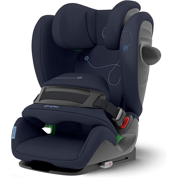 CYBEX Silver Pallas-Fix 2-in-1 Child's Car Seat, Pure Black