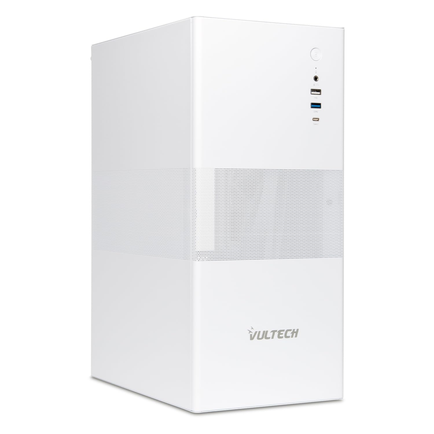 VulTech VCO-A1759-B PC-Gehäuse ATX Mid Tower aus SPCC-Stahl